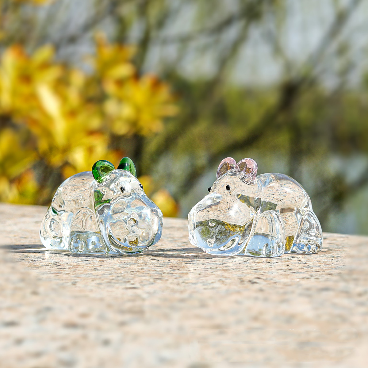 Crystal Hippo Paperweight Feng - đánh giá và giá Paper Weight Crystal