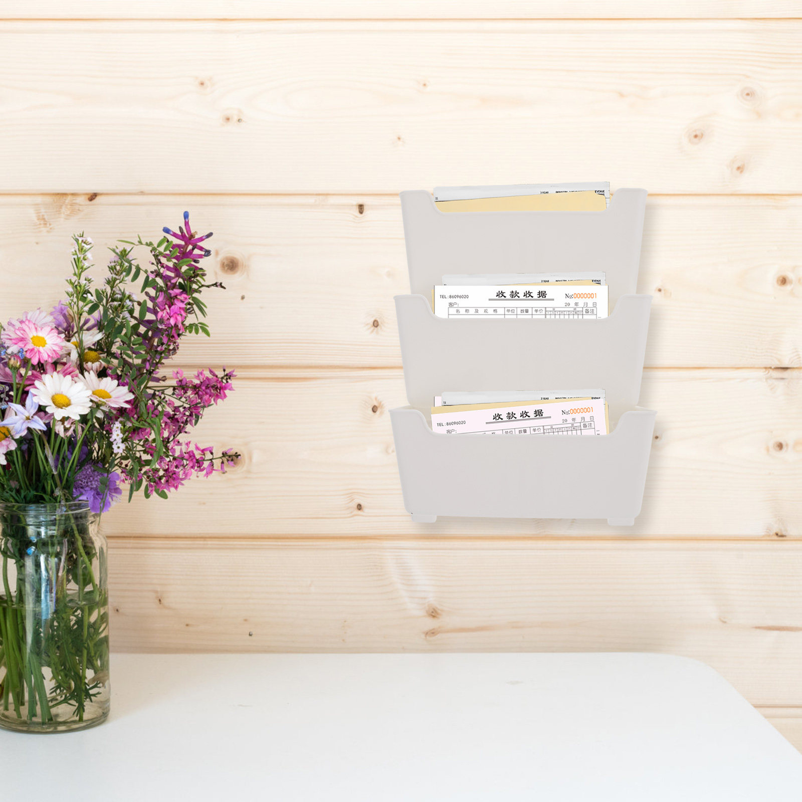 1Set Wall Mounted Plastic File - đánh giá và giá Magazine Holder Rack