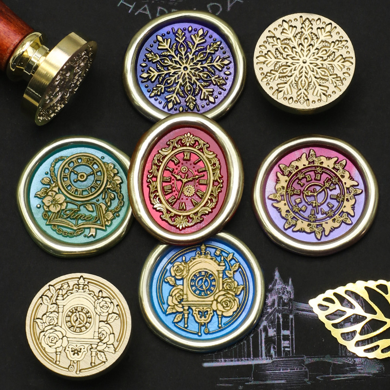 Retro Clock Wax Stamp Bear Rab - đánh giá và giá Wax Seal Stamp Set